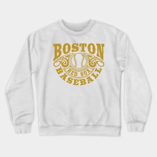 Vintage Retro Boston Red Sox Baseball Crewneck Sweatshirt